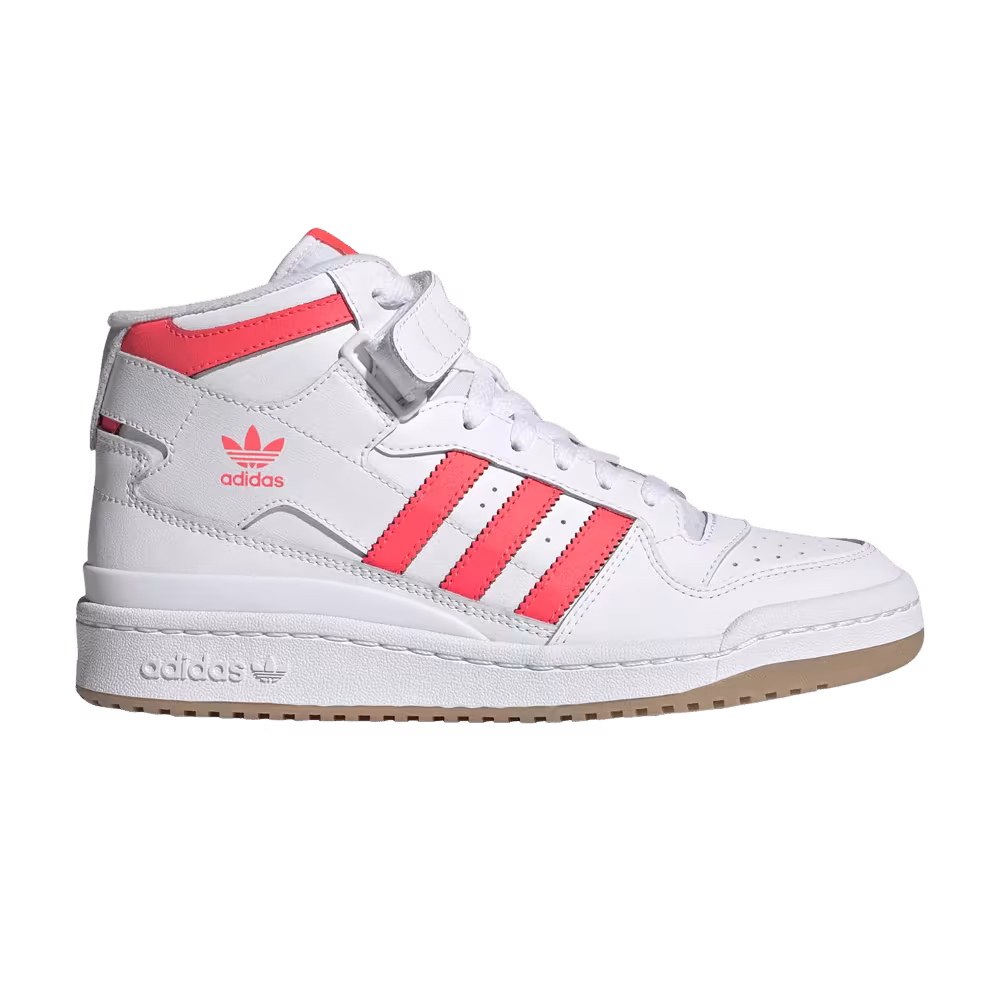 Adidas Women's Forum Mid White Turbo