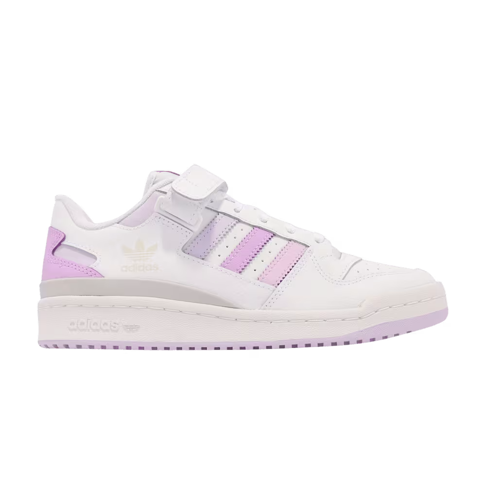 Adidas Women's Forum Low White Purple Tint