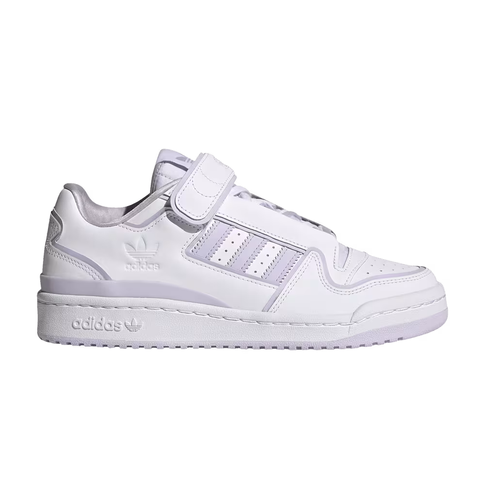 adidas Women's Forum Plus White Purple Tint