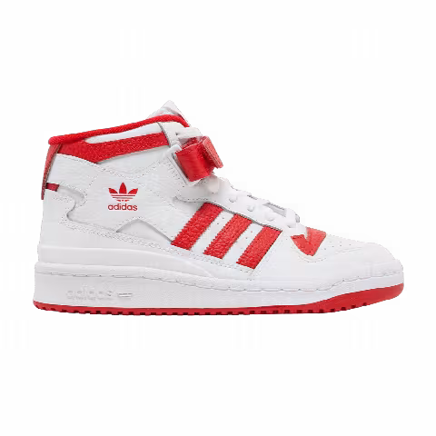 Adidas Forum Mid J 'White Vivid Red'