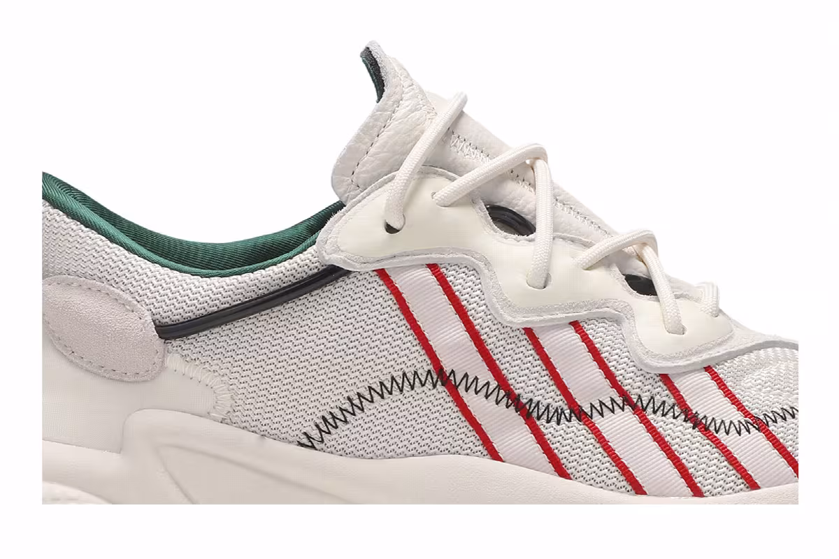 Pusha T x adidas Ozweego Crystal White, view 3