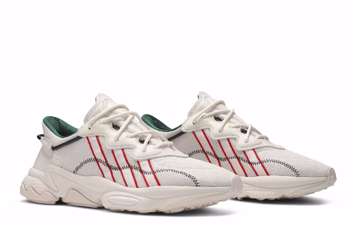 Pusha T x adidas Ozweego Crystal White, view 9