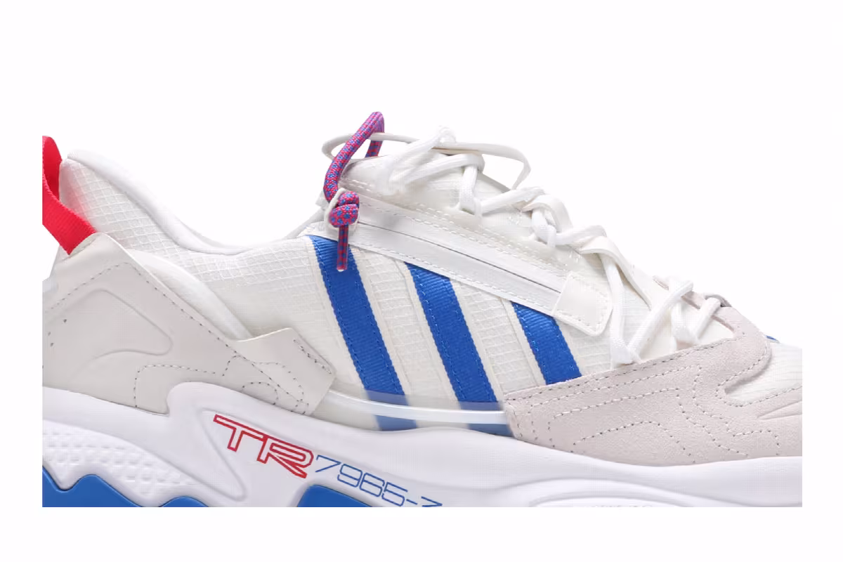 Adidas Ozweego Zip Off White Glow Blue, view 3