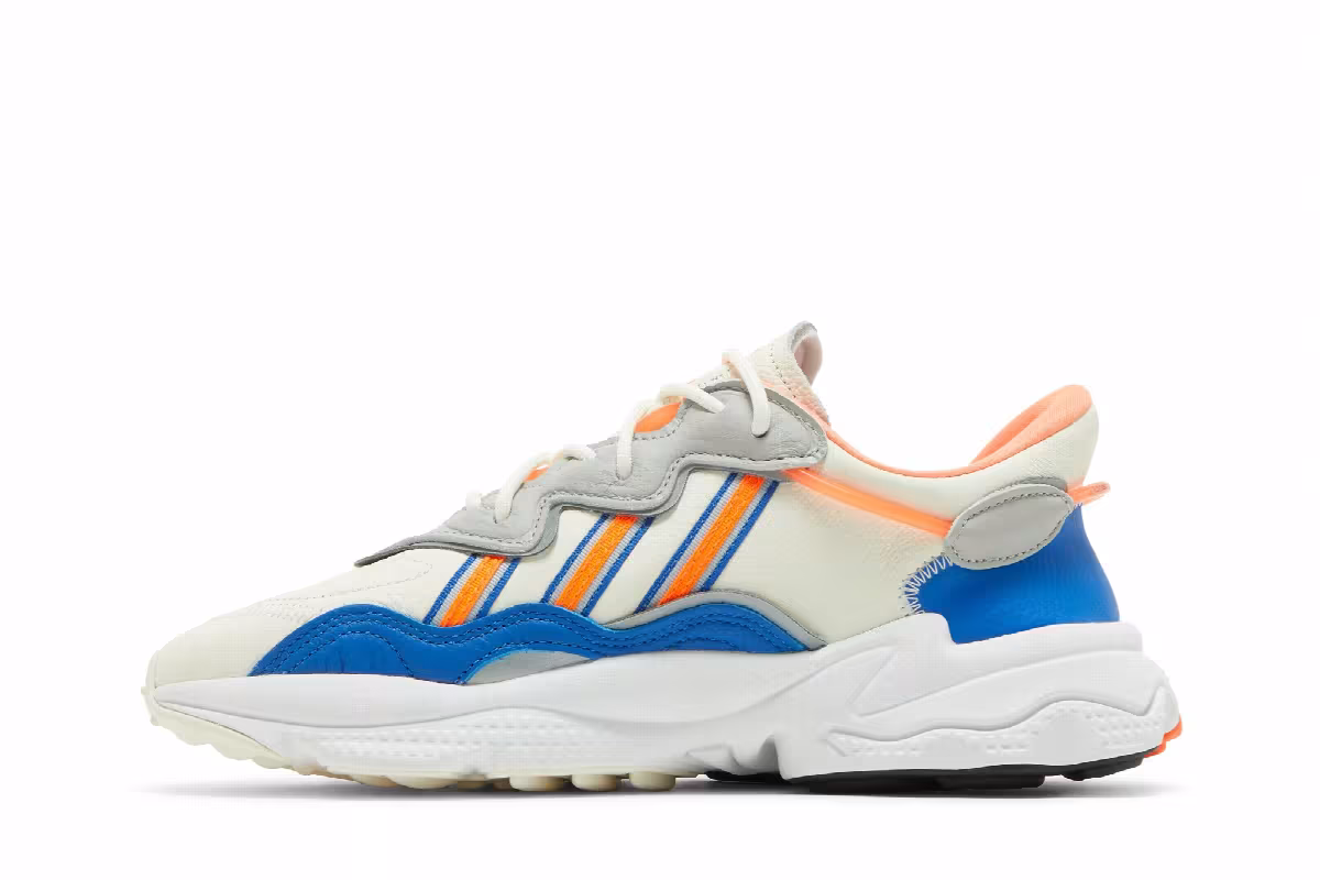 Adidas Ozweego Off White Blue Grey, view 4