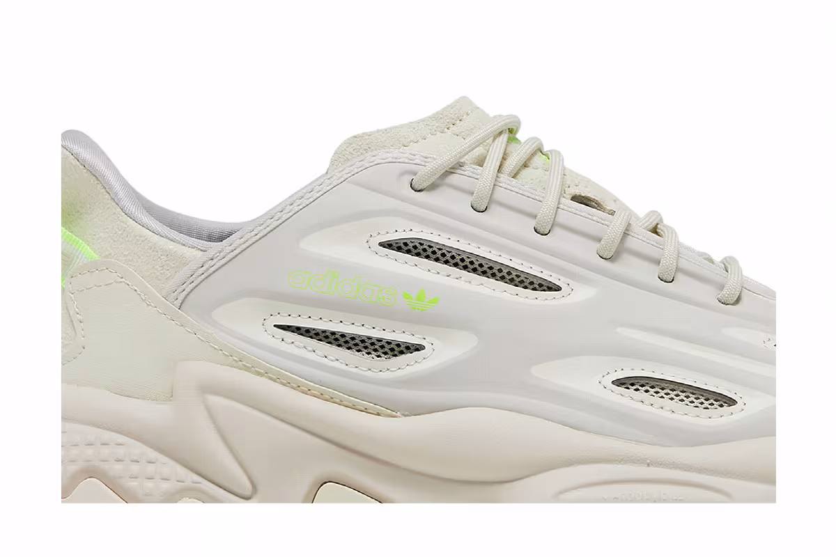 adidas Women's Ozweego Celox Talc Signal Green, view 3