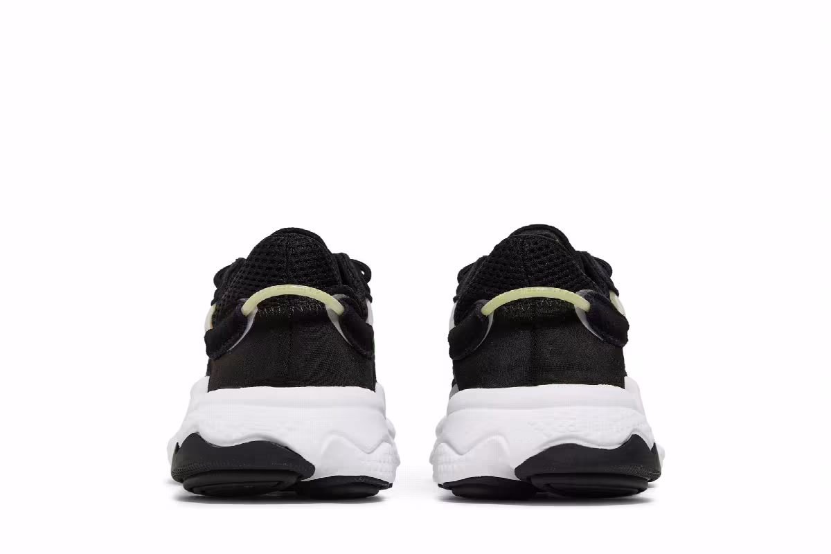 Adidas Women's Ozweego Black Solar Green, view 7