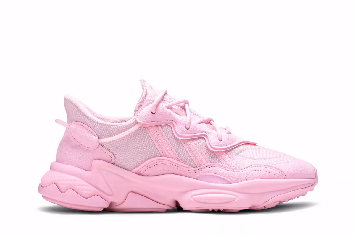adidas Women's Ozweego Clear Pink, view 2