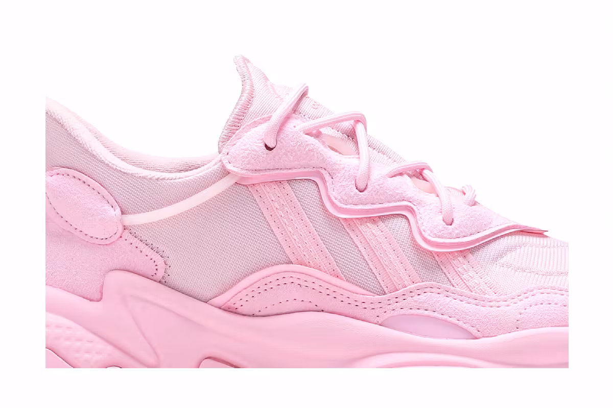 adidas Women's Ozweego Clear Pink, view 3