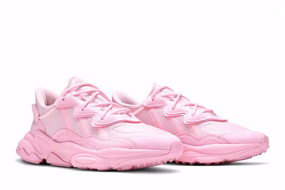 adidas Women's Ozweego Clear Pink, view 9