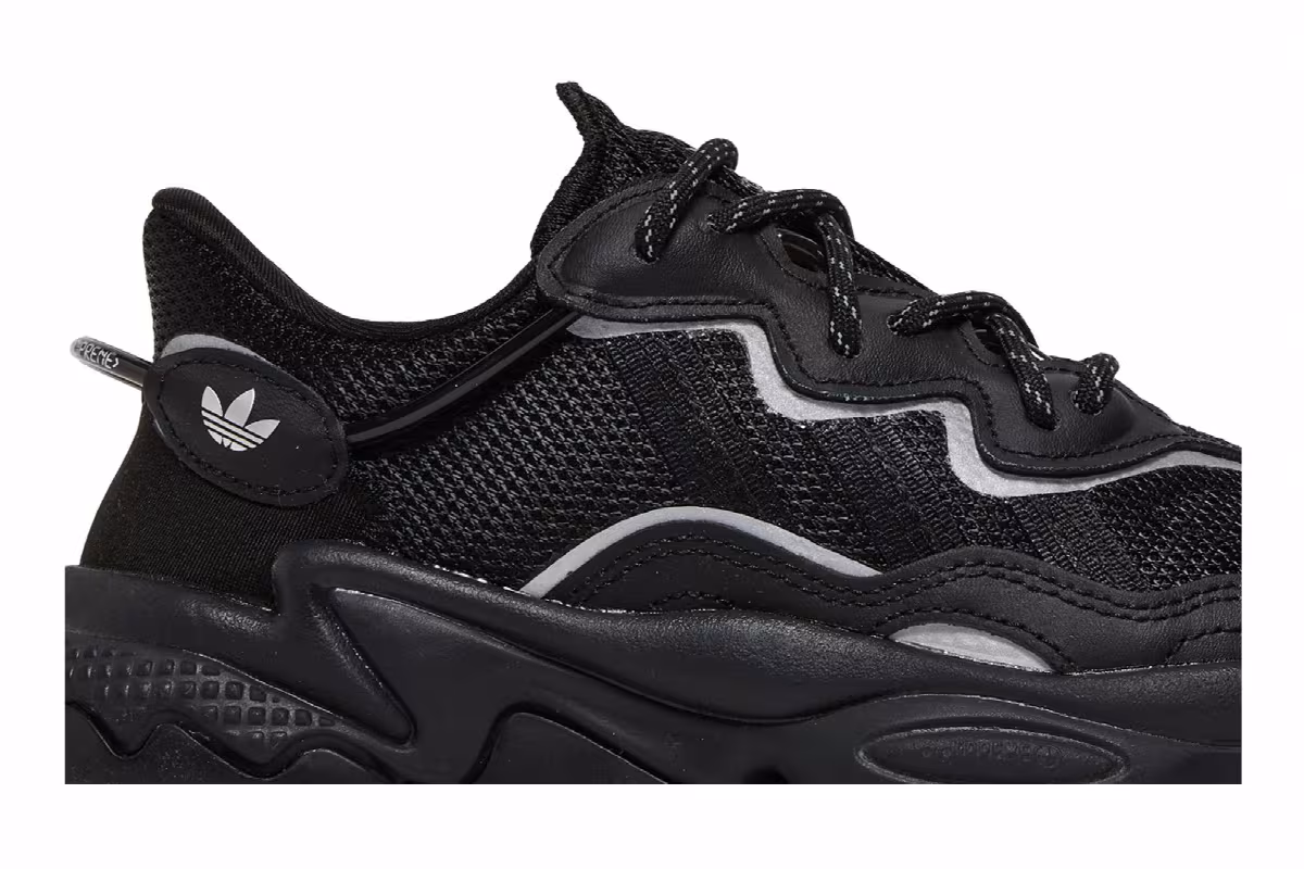 Adidas Women's Ozweego Black Reflective, view 3