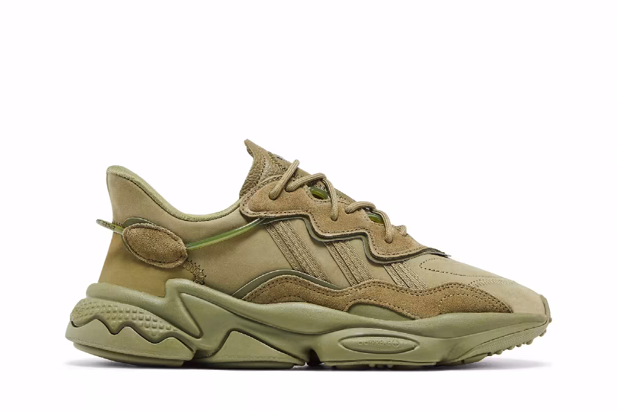 Adidas Women's Ozweego Focus Olive, view 2