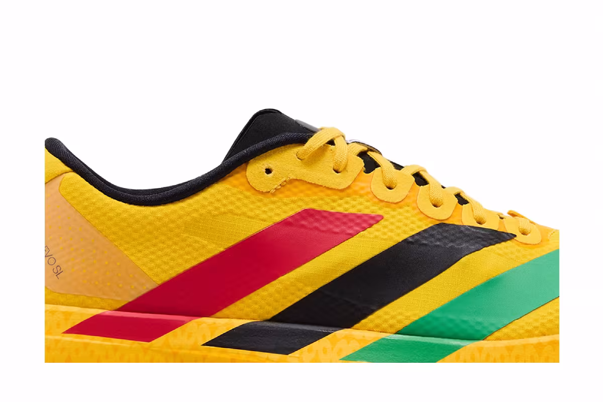 Bob Marley x adidas Adizero Evo SL One Love, view 3