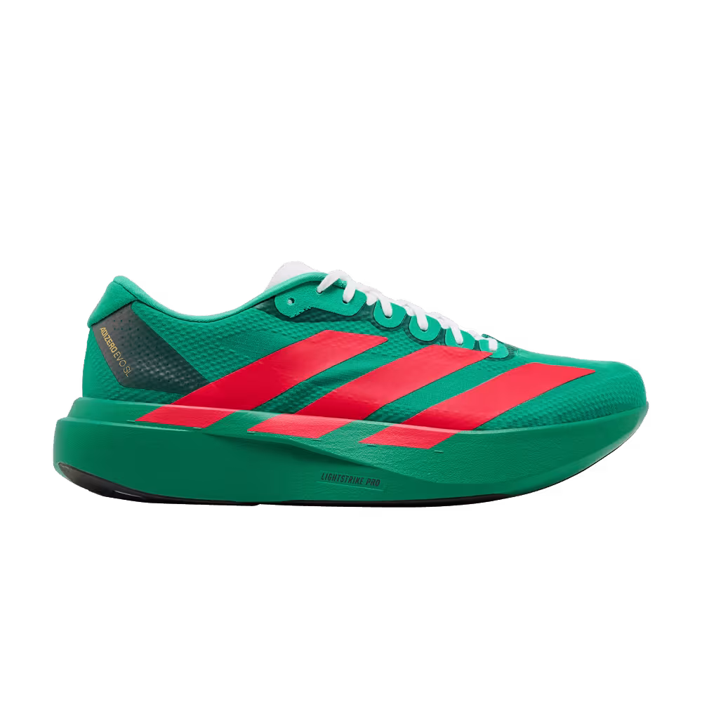 adidas Adizero Evo SL Court Green Lucid Red Cloud White