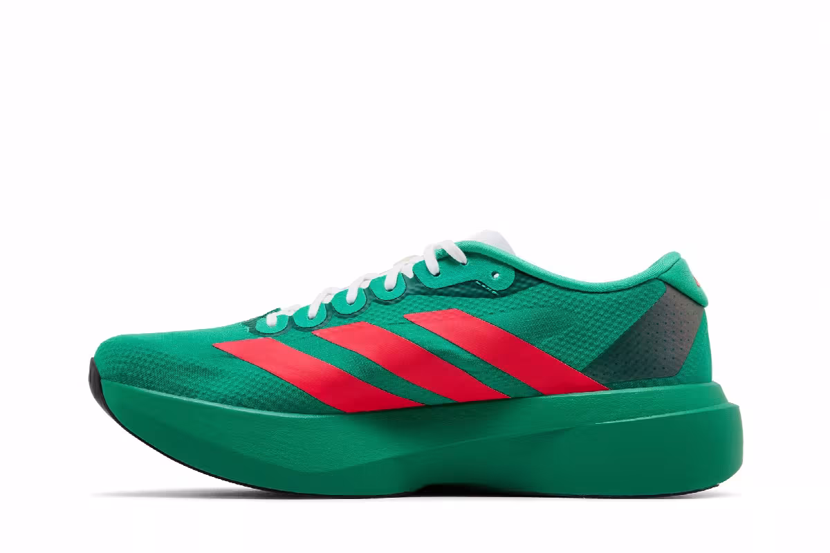 adidas Adizero Evo SL Court Green Lucid Red Cloud White, view 4