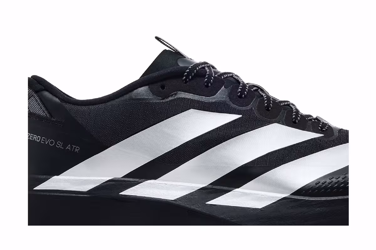 adidas Adizero Evo SL ATR Core Black Silver Metallic, view 3
