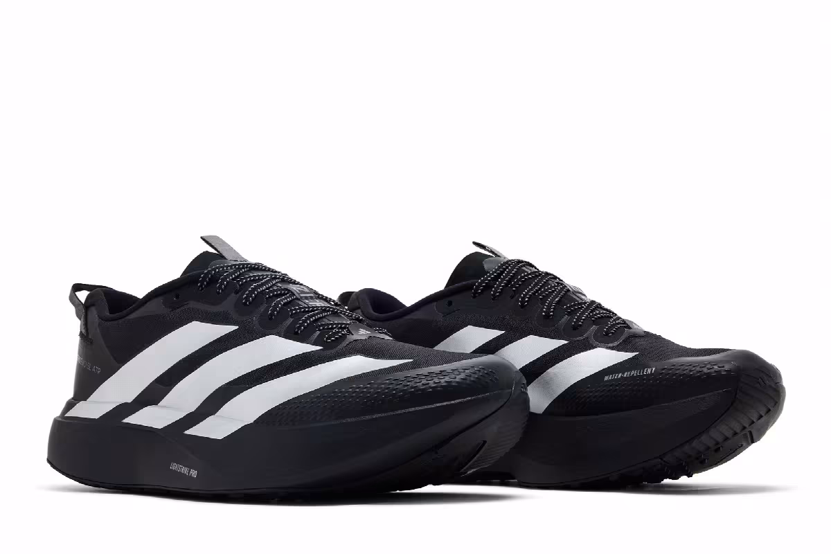 adidas Adizero Evo SL ATR Core Black Silver Metallic, view 9