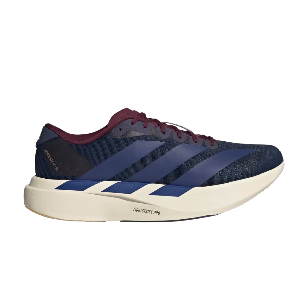 adidas Adizero Evo SL Collegiate Navy Muted Purple Maroon