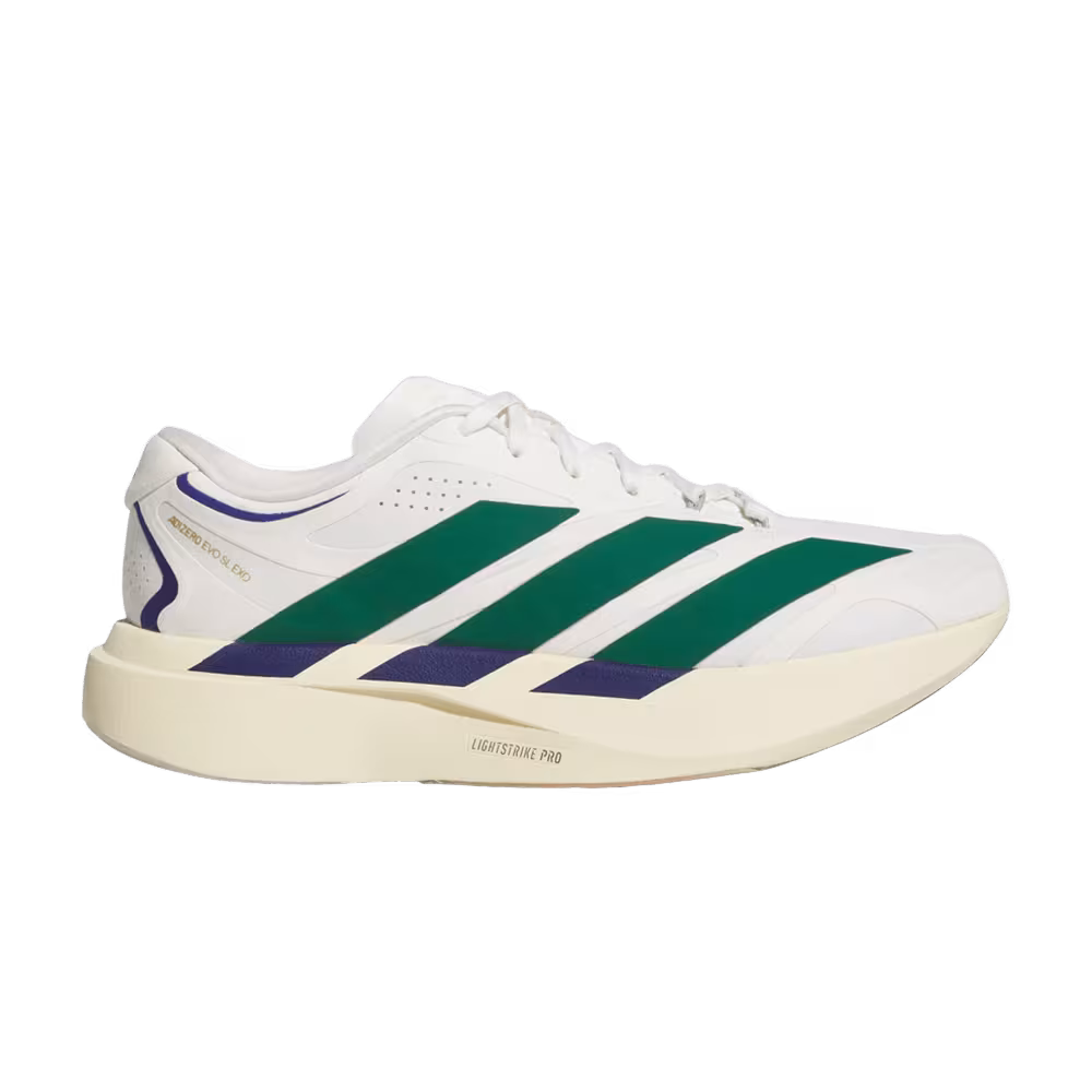 adidas Adizero EVO SL EXO Suede White Court Green Cream White