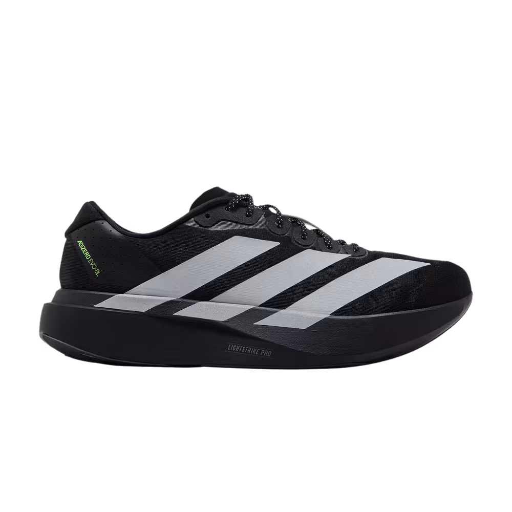 adidas Adizero Evo SL M Core Black Silver Metallic