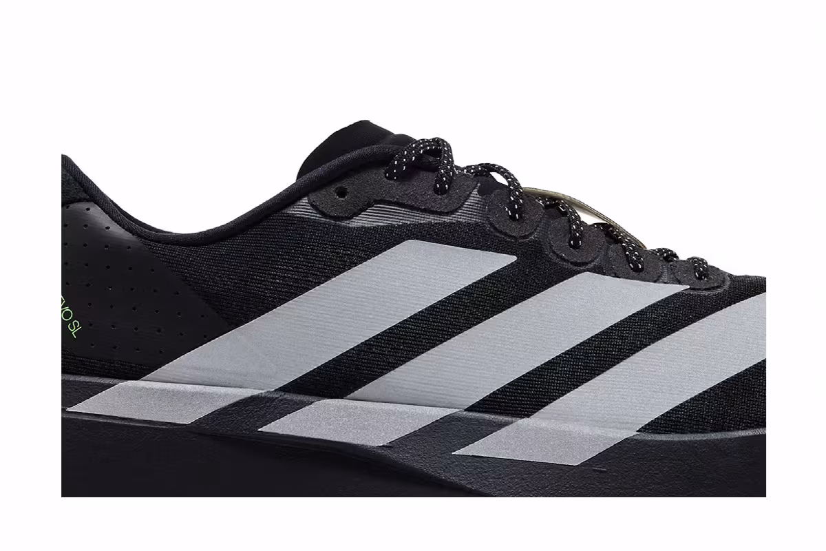 adidas Adizero Evo SL M Core Black Silver Metallic, view 3