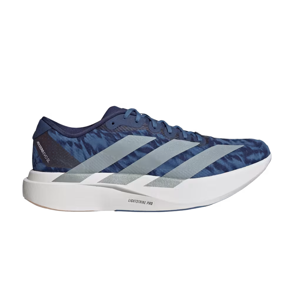 adidas Adizero Evo SL Woven Tech Indigo Wonder Sage Dusky Ink