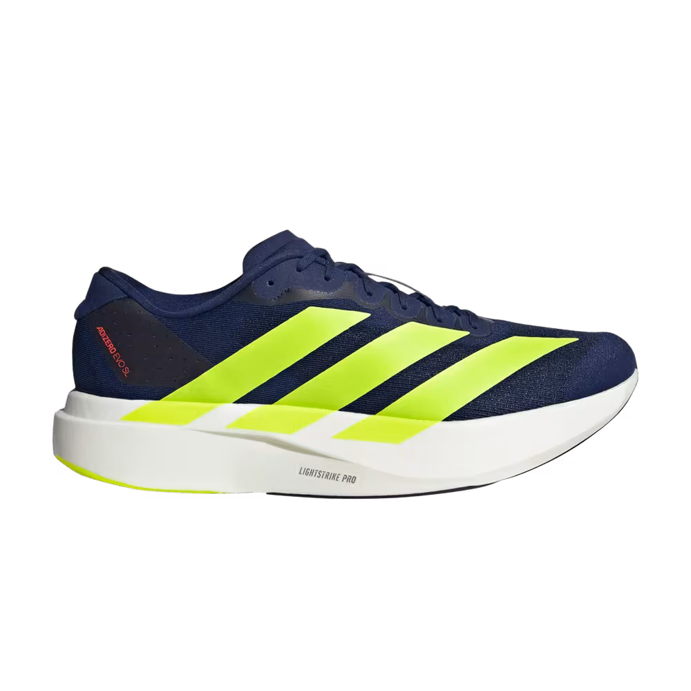 Adidas Adizero Evo SL Dark Blue Solar Slime
