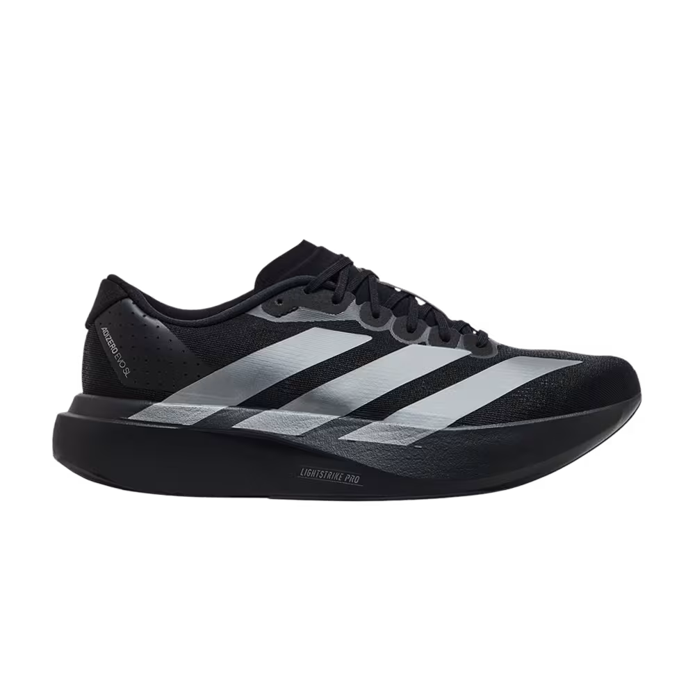 adidas Women's Adizero Evo SL Black Iron Metallic