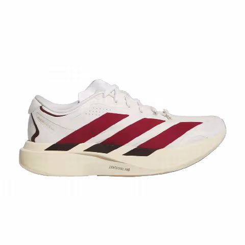adidas Adizero Evo SL Exo Suede Lightstrikepro 'Core White Team Victory Red'
