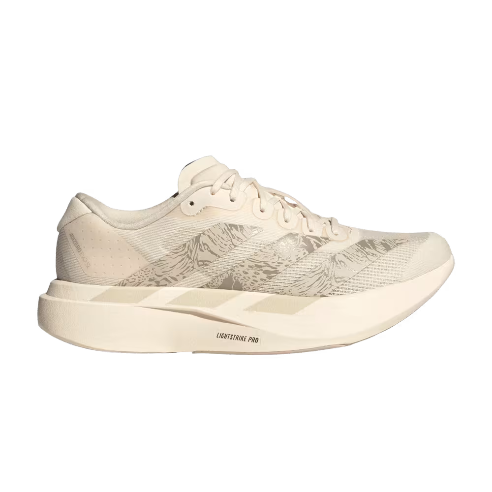 adidas Women's Adizero Evo SL Wonder White Crystal Linen Wonder Taupe