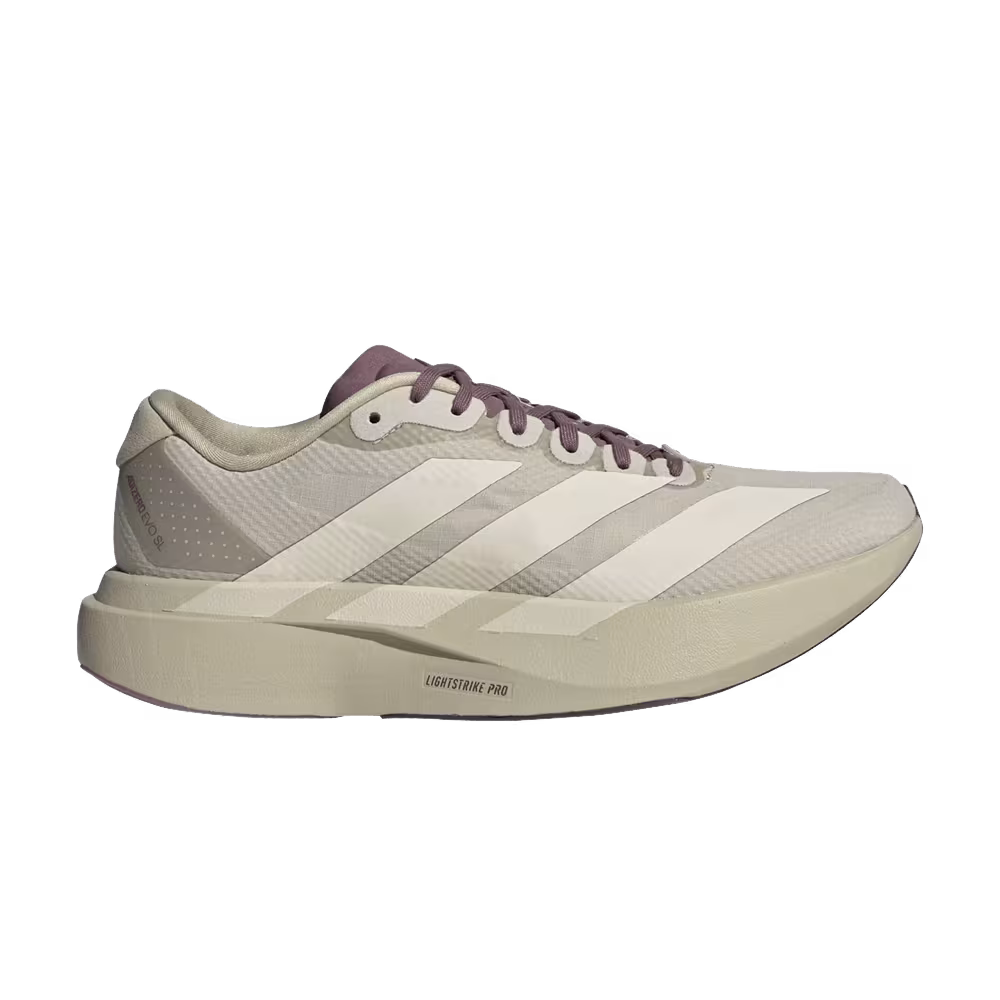H.Koumori x adidas Women's Adizero Evo SL Woven Putty Grey Alumina Shadow Fig