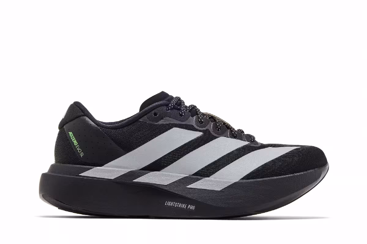 adidas Adizero Evo SL Black Silver, view 2