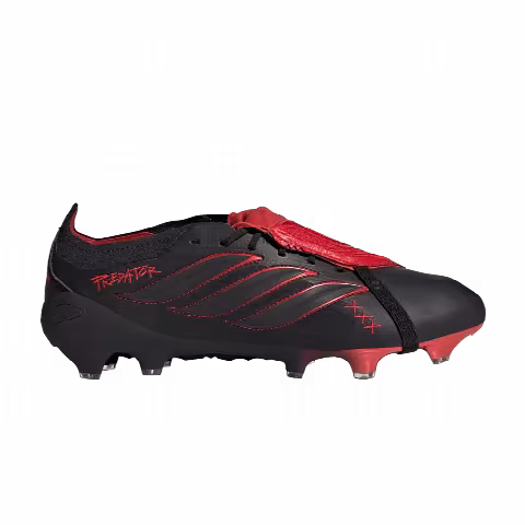 adidas Predator Elite Fold-Over Tongue FG 'Core Black Vivid Red'