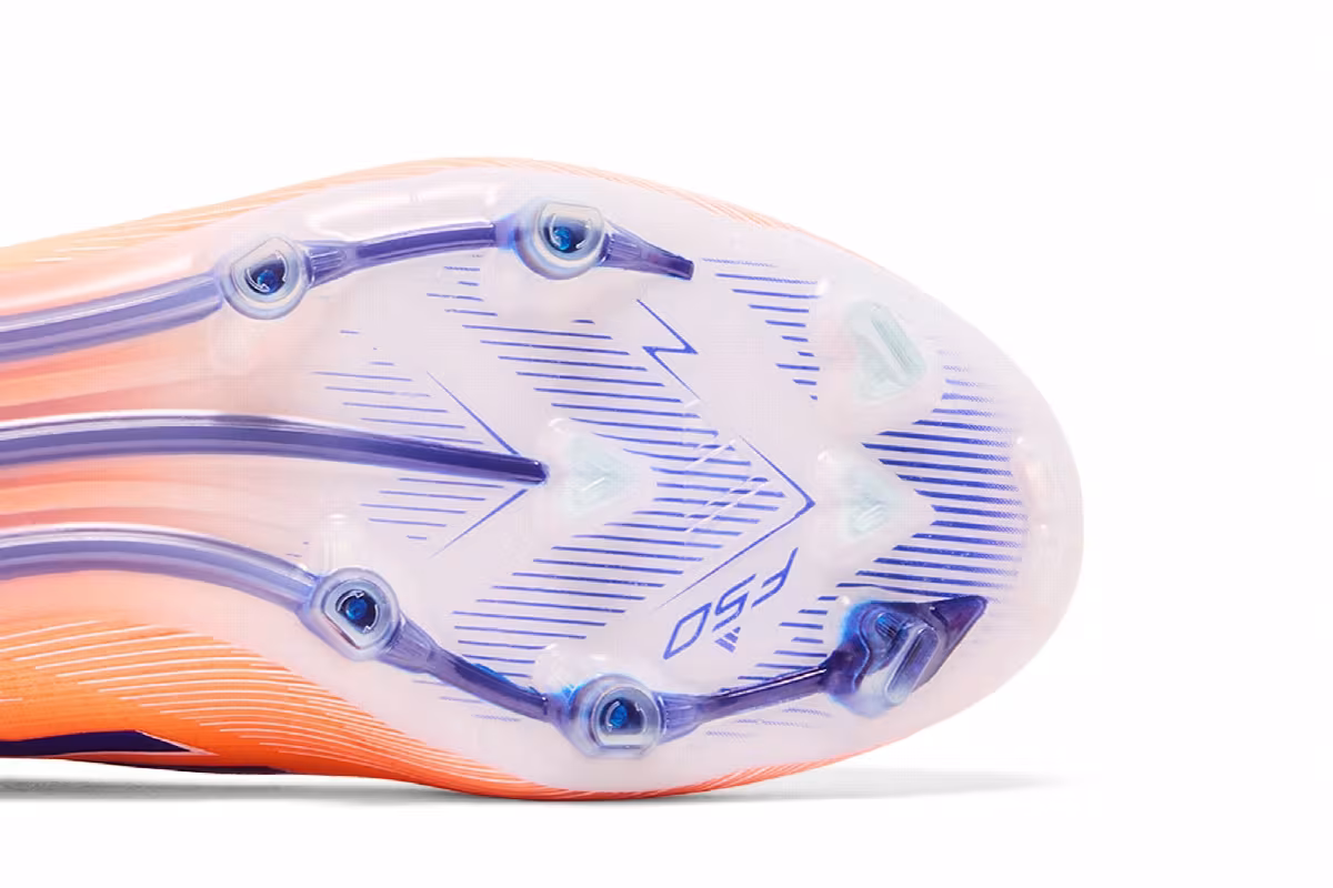 adidas F50 Elite FG Beam Orange Lucid Blue, view 6