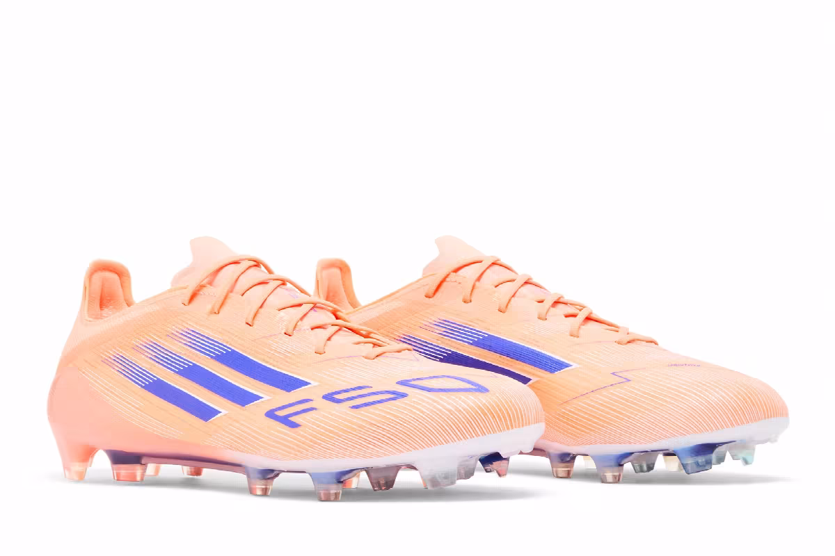 adidas F50 Elite FG Beam Orange Lucid Blue, view 9