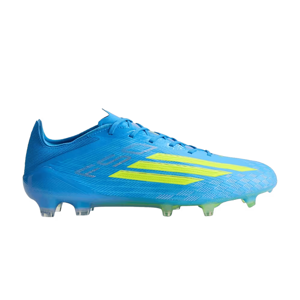 adidas F50 Elite FG Lucid Ray Blue Team Solar Yellow 2 Lucid Aquamarine