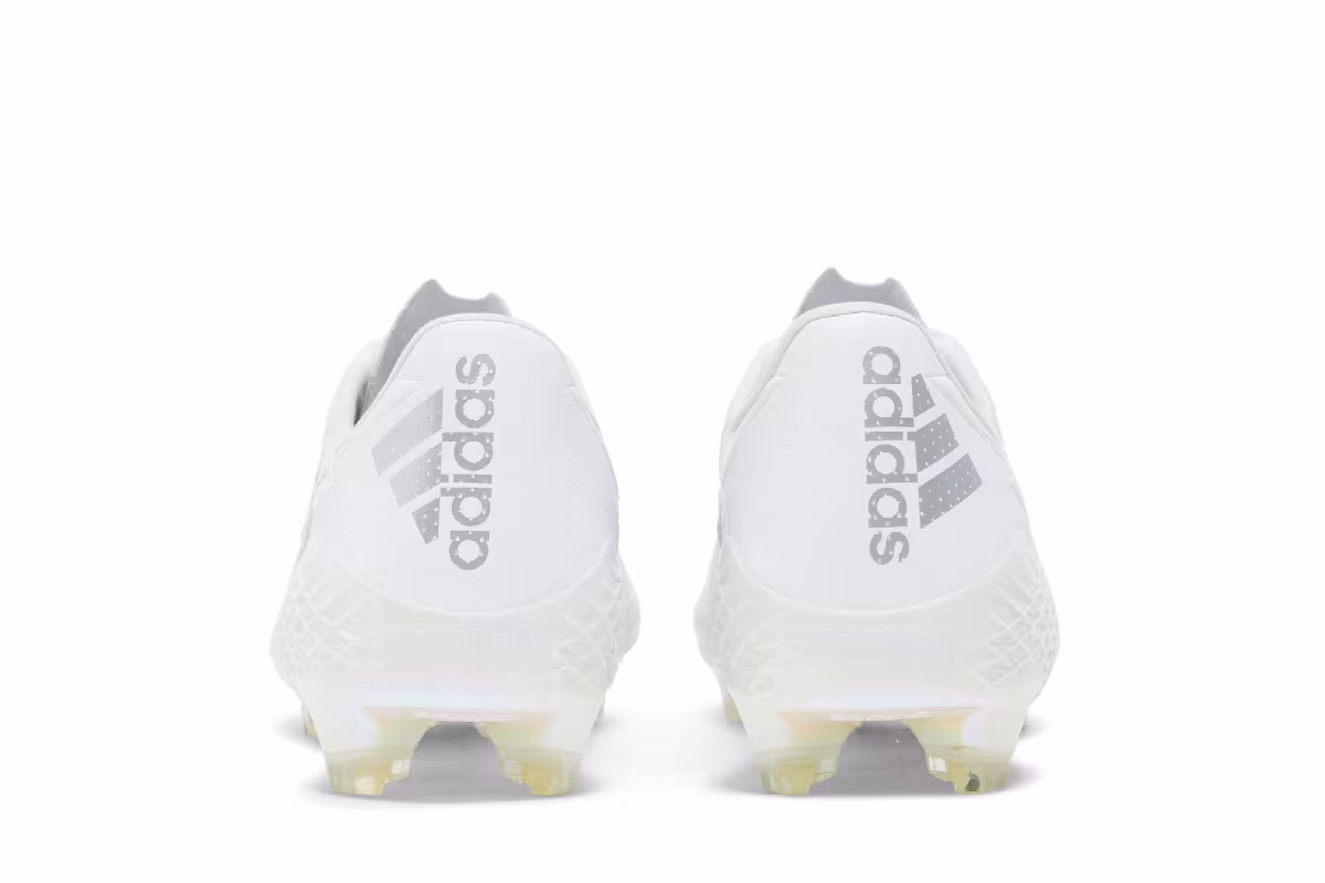 adidas Adizero F50 4 Leather FG White Silver Metallic, view 7