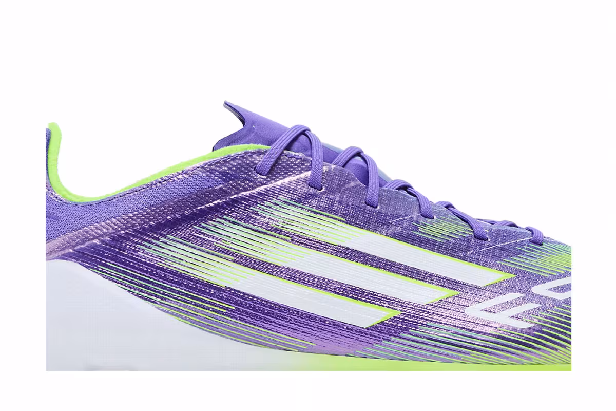 adidas F50 Elite AG Purple Rush Cloud White Lucid Lemon, view 3