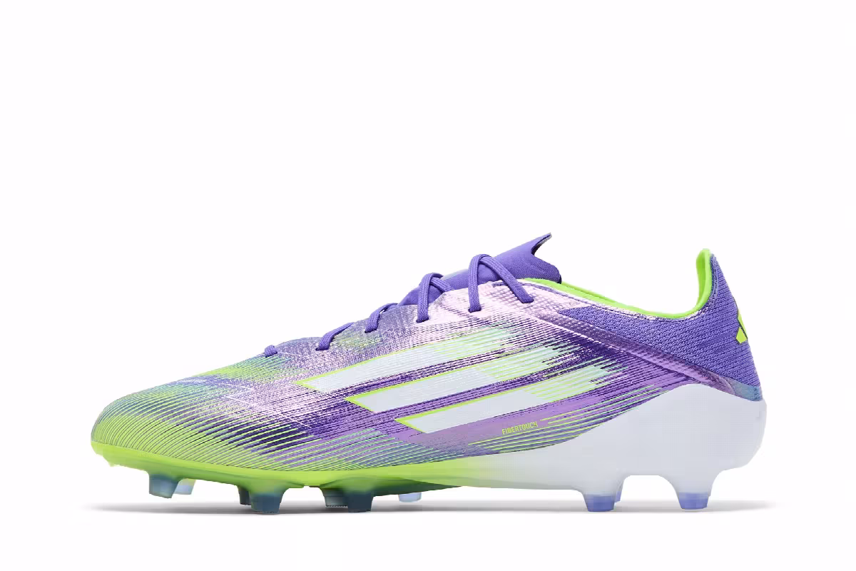 adidas F50 Elite AG Purple Rush Cloud White Lucid Lemon, view 4