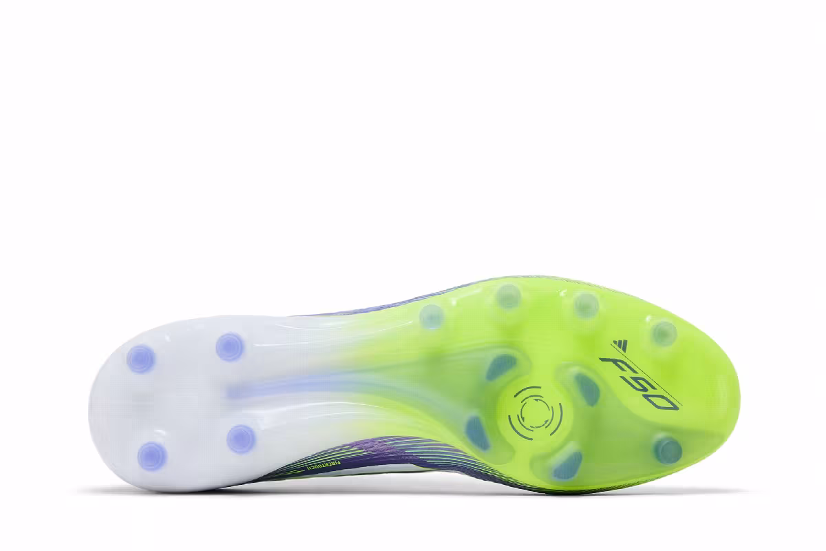 adidas F50 Elite AG Purple Rush Cloud White Lucid Lemon, view 5