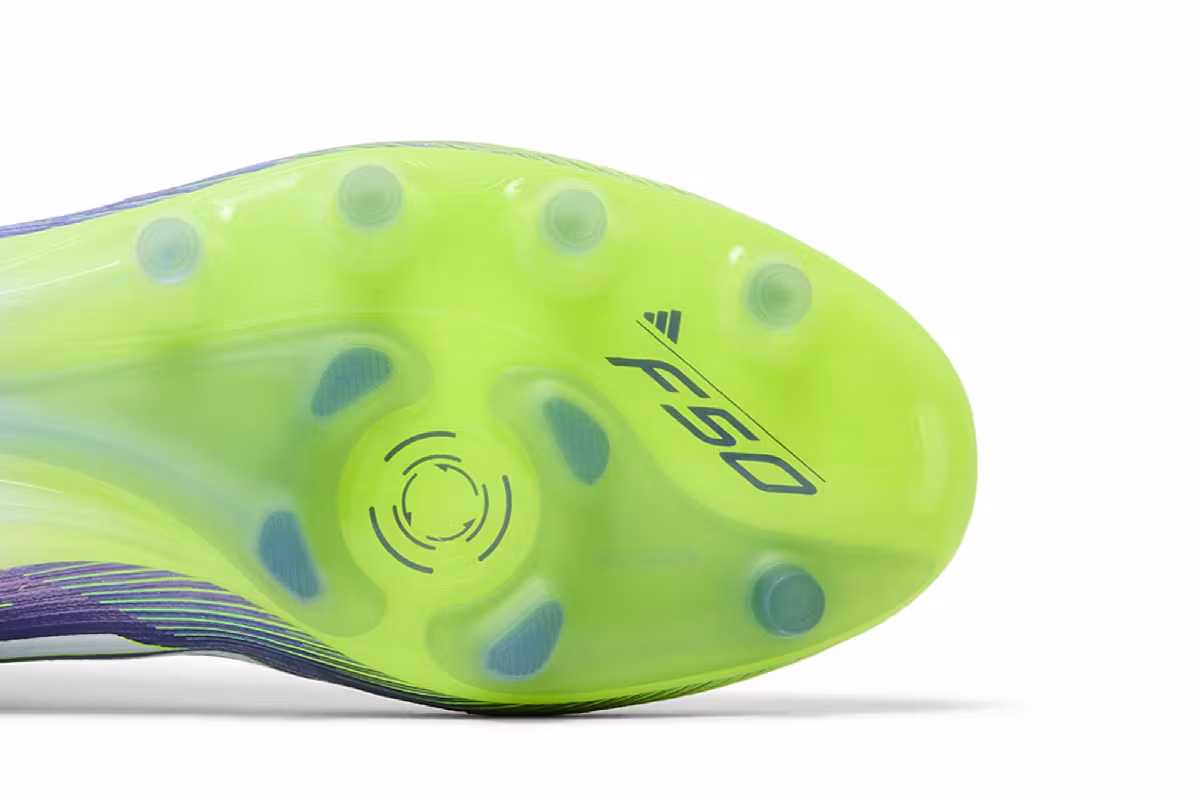 adidas F50 Elite AG Purple Rush Cloud White Lucid Lemon, view 6