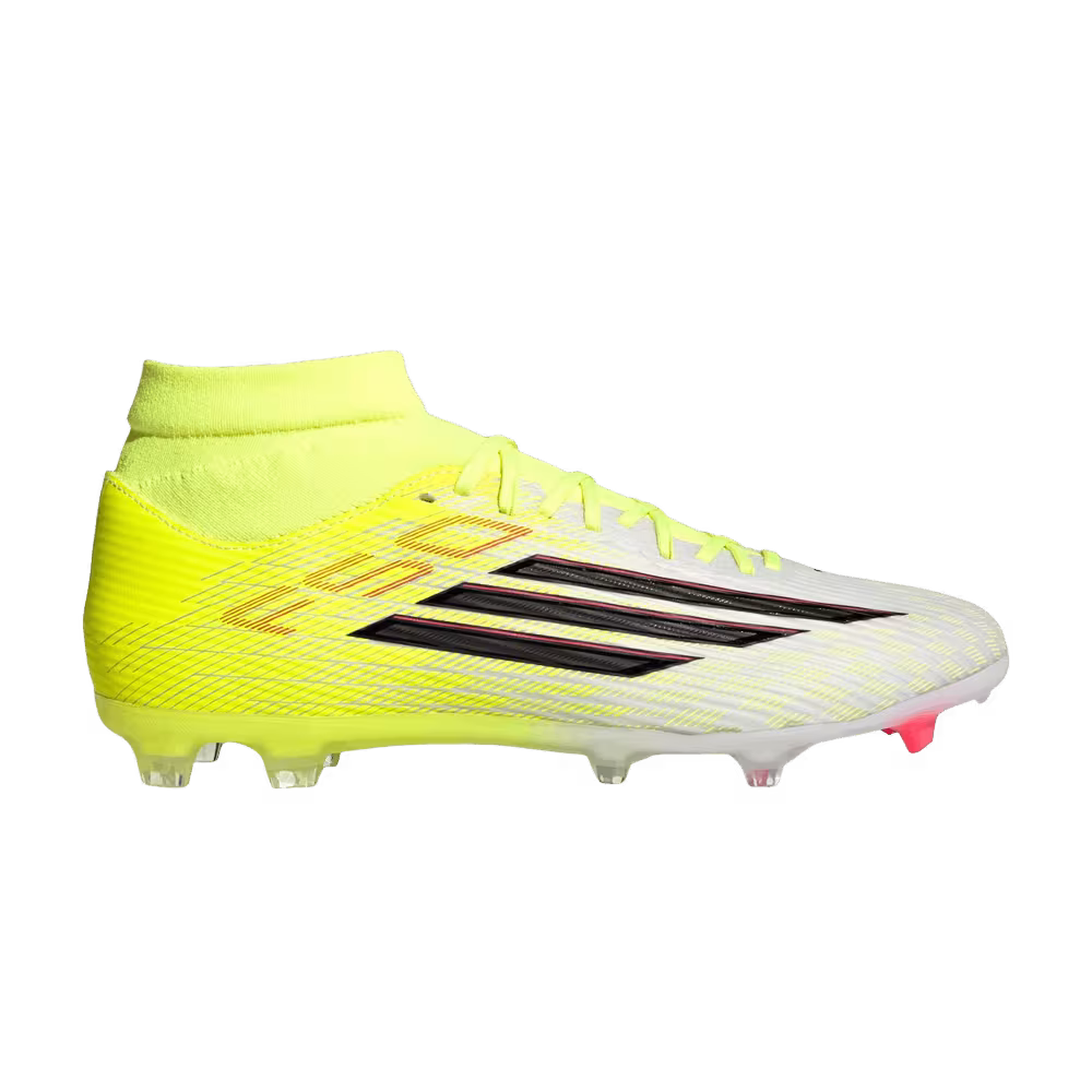 adidas F50 League Mid FG MG Team Solar Yellow Core Black Lucid Red