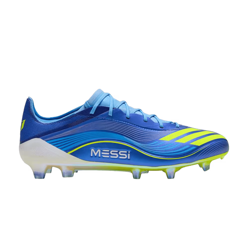Lionel Messi x adidas F50 FG Royal Blue Solar Yellow Semi Blue Burst