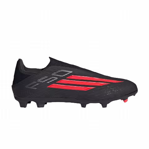adidas F50 League Laceless FG MG 'Core Black Lucid Red'
