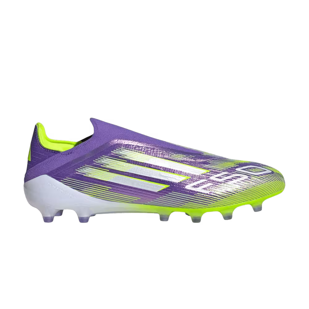 adidas F50 Elite Laceless AG Purple Rush Cloud White Lucid Lemon