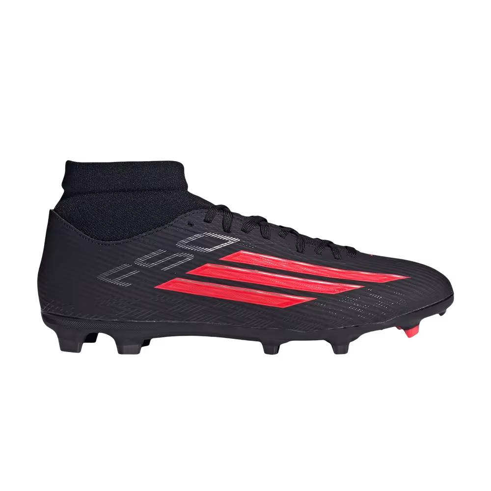 adidas F50 League Mid FG MG Core Black Lucid Red