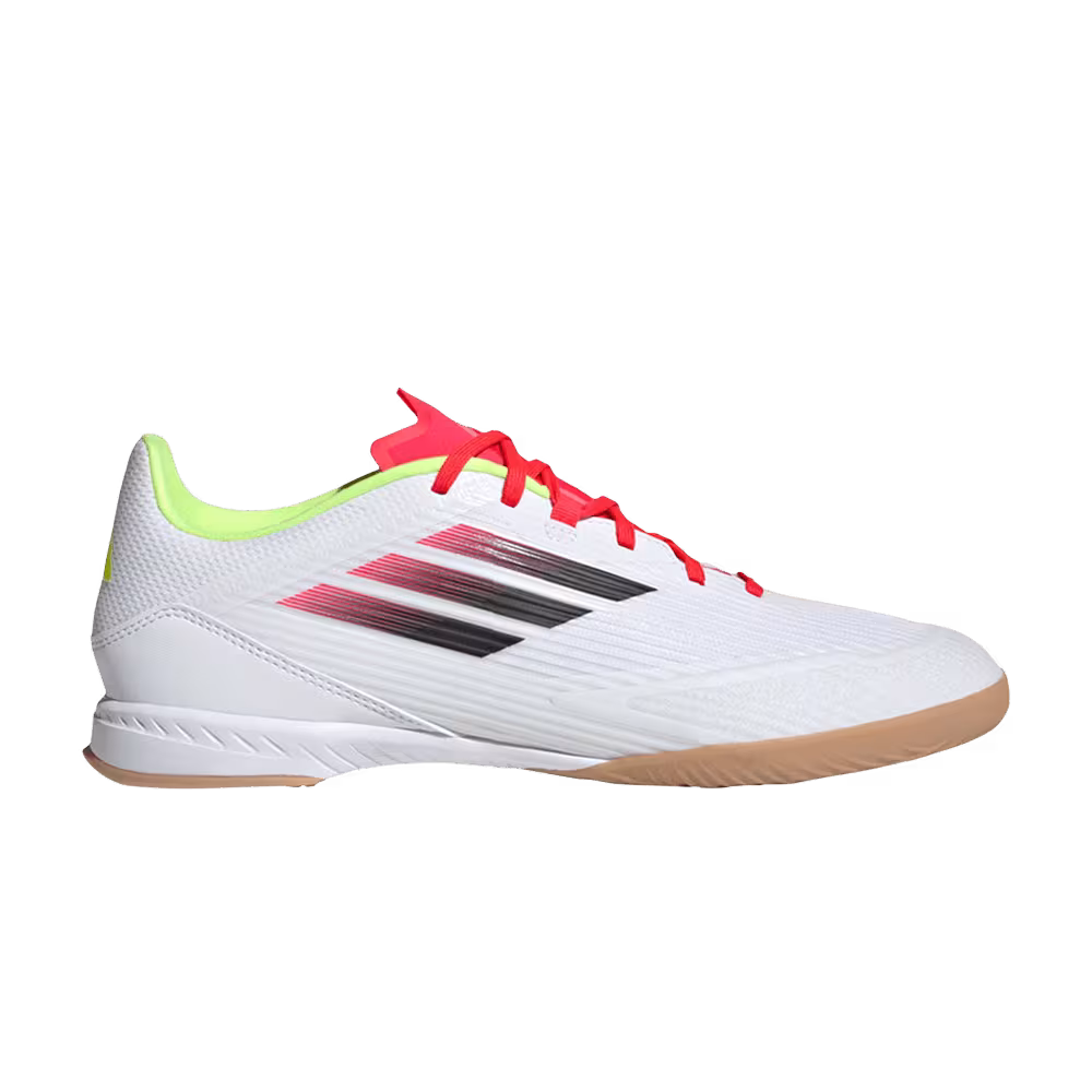 adidas F50 League Indoor Cloud White Core Black Solar Yellow