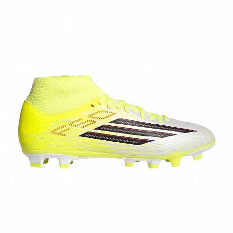 adidas F50 Club Mid FG MG 'Team Solar Yellow Core Black Lucid Red'