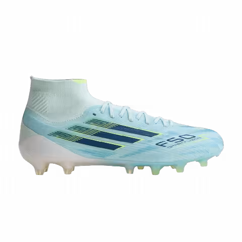 adidas Wmns F50 Sparkfusion Elite Mid FG AG 'Almost Blue Dusky Petrol Hi-Res Yellow'