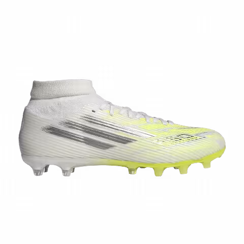 adidas Wmns F50 Sparkfusion League Mid FG AG 'Cloud White Iron Metallic Yellow'