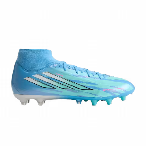 Trinity Rodman x adidas Wmns F50 Sparkfusion League Mid FG 'Semi Blue Burst Lucid Pink'